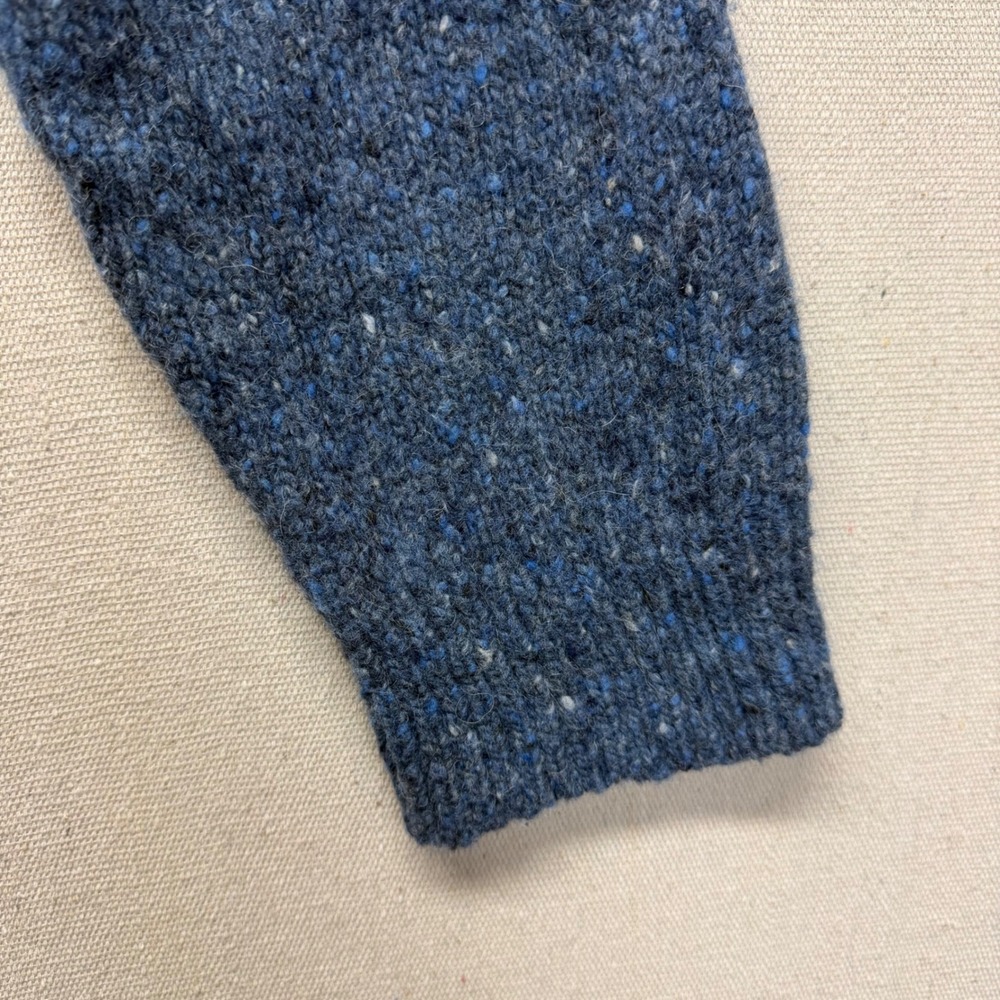 Jos. A. Bank 1905 Mens Blue Merino Wool Alpaca Blend Quarter Zip‎ Sweater Medium - Picture 13 of 16